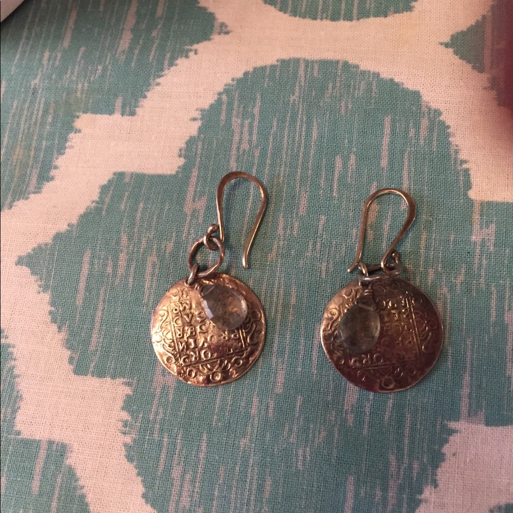 Private sale metal and bead earrings